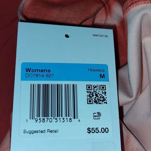 Nike Women's One Luxe Dri-FIT 7" Mid-Rise Printed Training Shorts  Sz M NWT - Picture 6 of 11